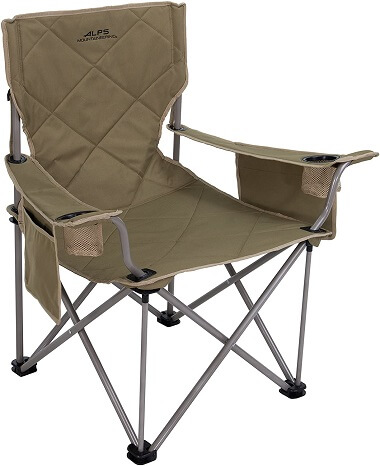 Fishing NINEFOX Camping Chair,Folding Padded Hard Arm Chair High Back Lawn Chair Ergonomic Heavy Duty Folding Chair,for Camp Hiking Outdoor 