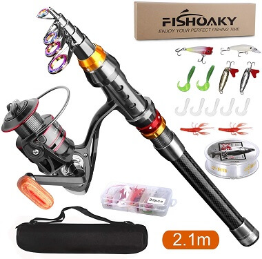 FISHOAKY Fishing Rod Kit